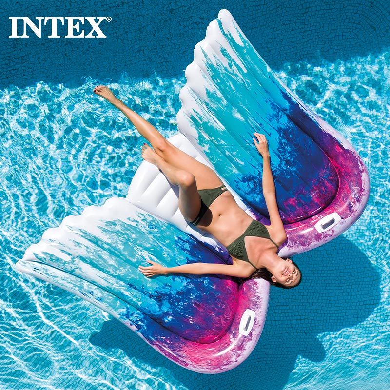 INTEX インテックス 浮き輪 エンジェルウィングマット キッズ 大人用58786 2021 SUMMER インスタ映え 羽根 ビーチ フロート プール 浮き