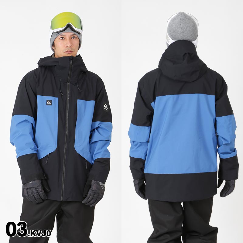 QUIKSILVER/クイックシルバー メンズ スノーボードウェア ジャケット GORE-TEX EQYTJ03368 スノーウェア スノージャケット  上 スキーウェア ウエア ゴアテックス トップス 男性用