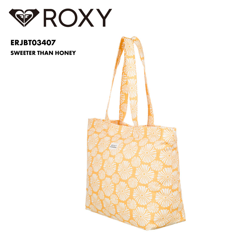 ROXY/ロキシー レディース トートバッグ SWEETER THAN HONEY 2025 SPRING GLOBAL ERJBT03407 ビッグサイズ 大きめ 鞄 バッグ 花柄 ビーチ