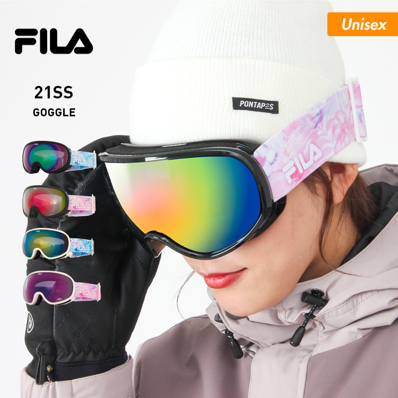 FILA フィラ スノーボード ゴーグル メンズ＆レディース FG8010J スノー用ゴーグル スノボ スキー スノーゴーグル スノボー 男性用 女性