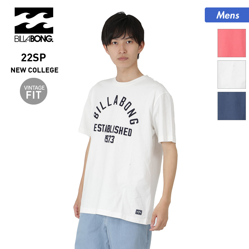 BILLABONG ビラボン 半袖 Tシャツ メンズ BC011-214 ロゴ はんそで ティーシャツ クルーネック 男性用