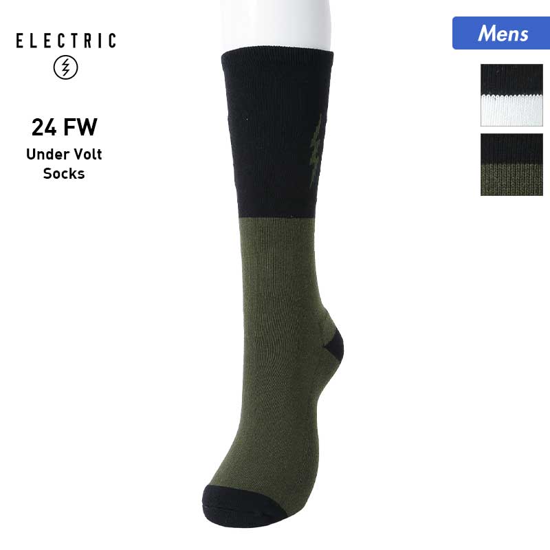 ELECTRIC/エレクトリック メンズ ソックス E24F48 靴下 スノーボード スキー ウインタースポーツ 防寒 くつした 防寒 男性用