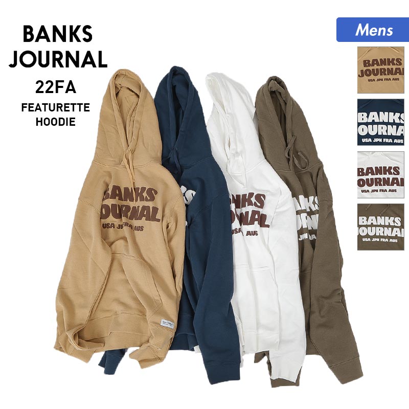 BANKS JOURNAL/バンクスジャーナル メンズ プルオーバー パーカー