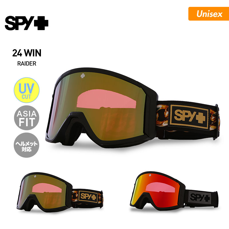 SPY/スパイ メンズ＆レディース スノーゴーグル Raider スノーボード スキー ウインタースポーツ 保護 スノボゴーグル UVカット ヘルメッ
