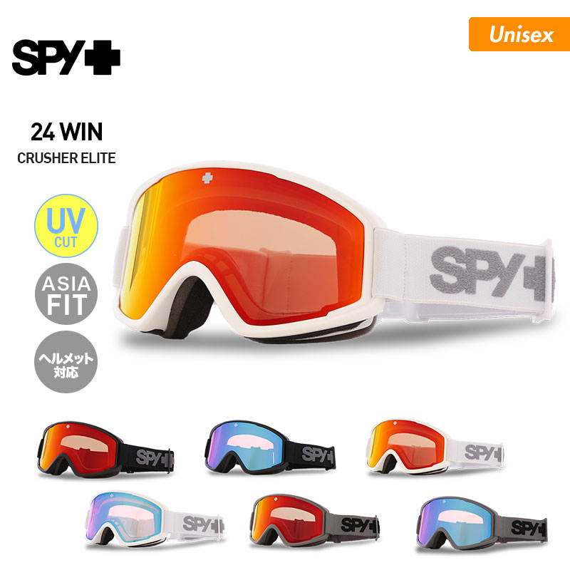 SPY/スパイ メンズ＆レディース スノーゴーグル Crusher_Elite スノーボード スキー ウインタースポーツ 保護 スノボゴーグル UVカット